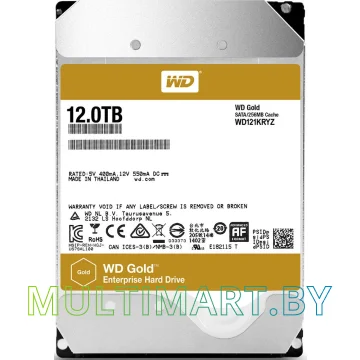 Жесткий диск WD Gold 12TB (WD121KRYZ)